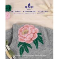 DMC Vilt boek - Floral embellishment